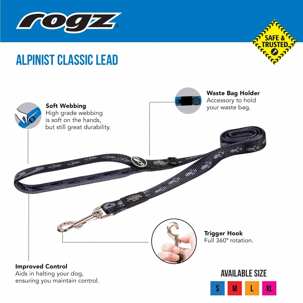 Rogz Alpinist Rosa Førerline 180cm - Image 2