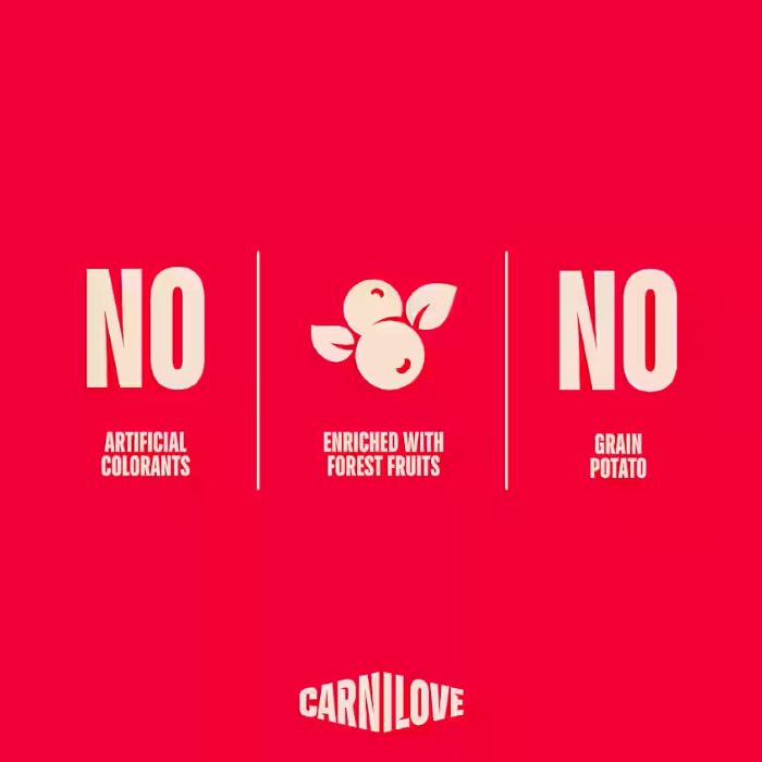 Carnilove Cat Soft Sardine Enriched With Strawberry 50g - Image 2