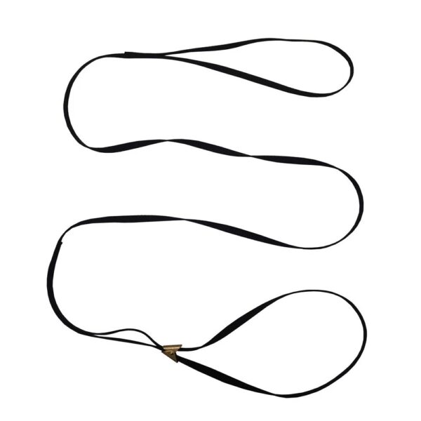 Udstillingsline Nylon Flad med Klemme 120cm
