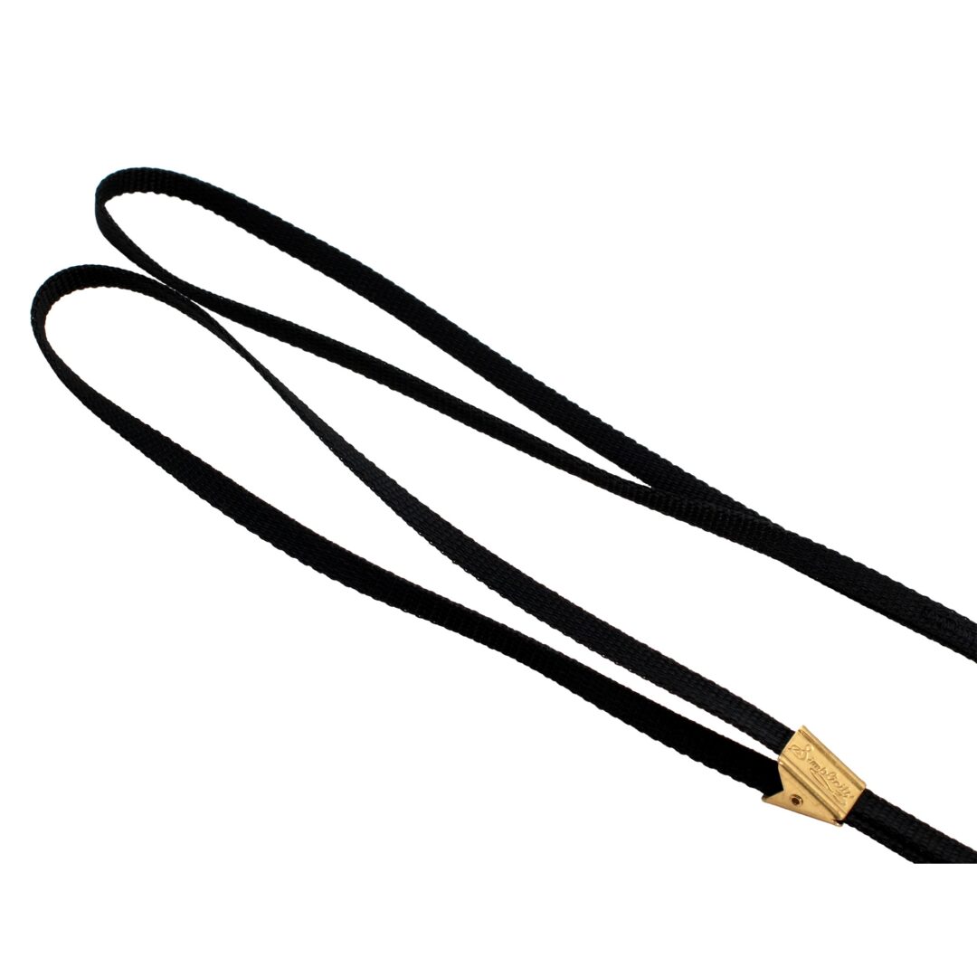 Udstillingsline Nylon Flad med Klemme 120cm