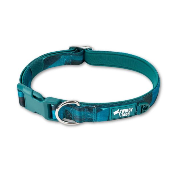 Twiggy Tags Comfort Collar Lagoon