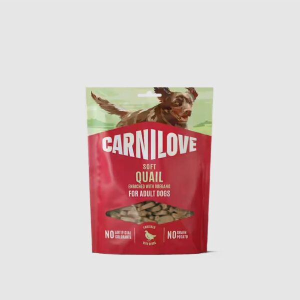 Carnilove Soft Snack Vagtel & Oregano 200g