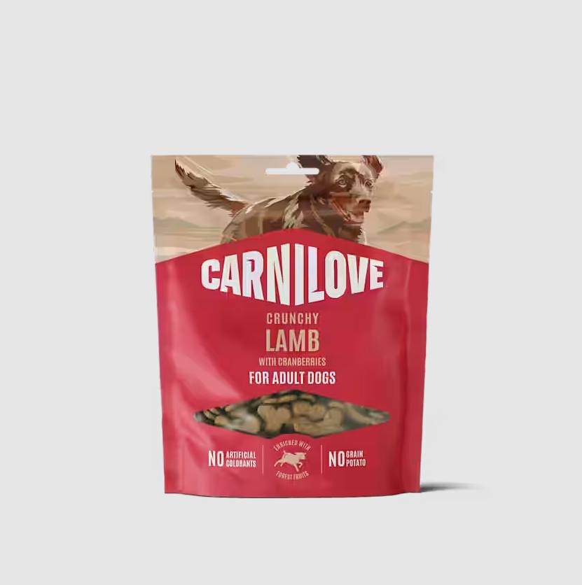 Carnilove Crunchy Snack Lam & Tranebær 200g