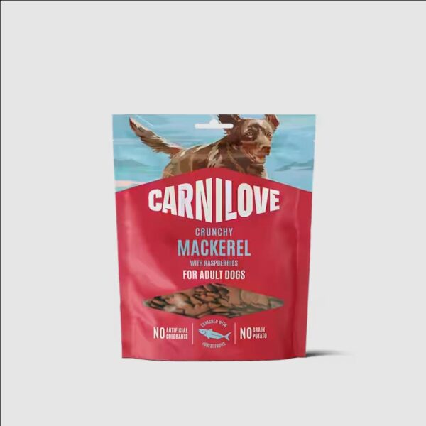 Carnilove Crunchy Snack Makrel & Hindbær 200g