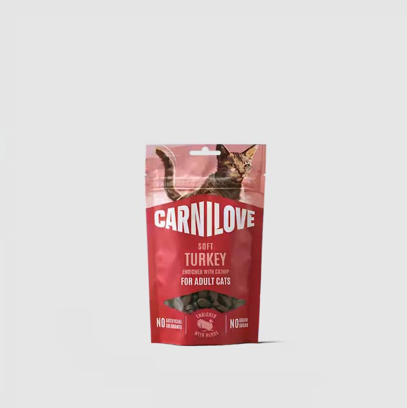 Carnilove Cat Soft Turkey Enriched With Catnip 50g