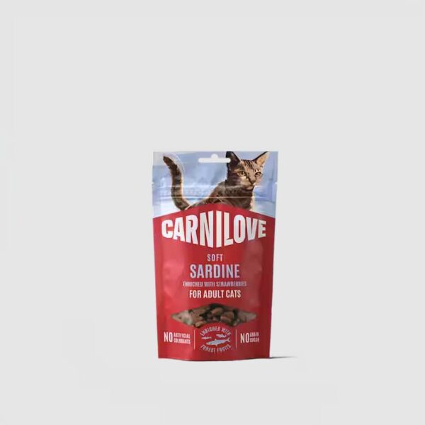 Carnilove Cat Soft Sardine Enriched With Strawberry 50g