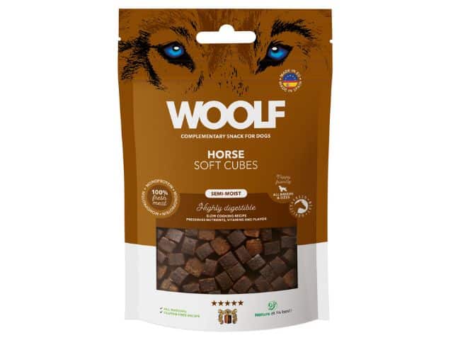 Woolf Soft Cubes Horse 100g