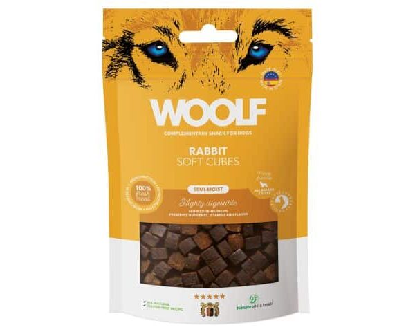 Woolf Soft Cubes Rabbit 100g