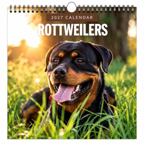 Kalender 2027 Rottweiler