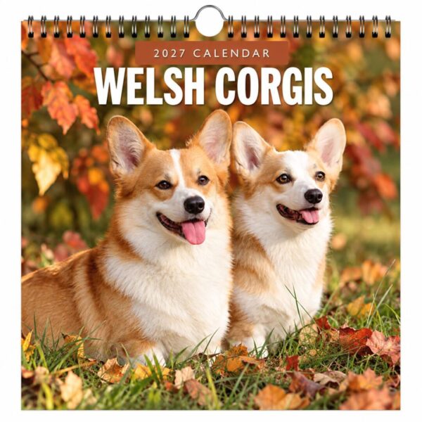 Kalender 2027 Welsh Corgies