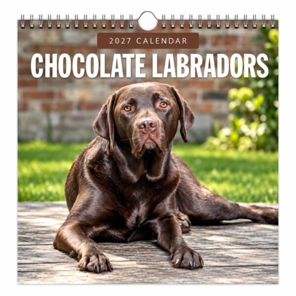 Kalender brun labrador 2027