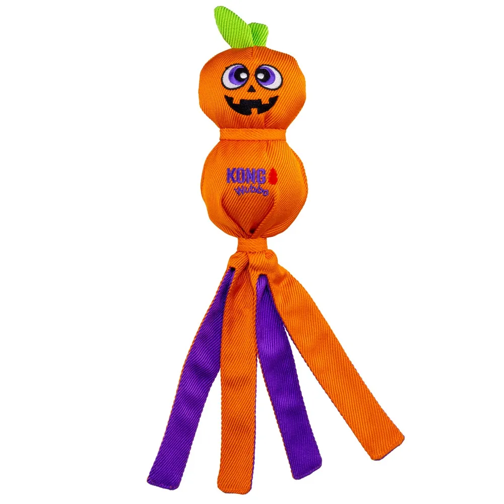 KONG Wubba Halloween Ballistic Jack-o-Lantern