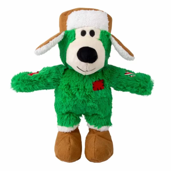 KONG holiday wild knots bear green suit